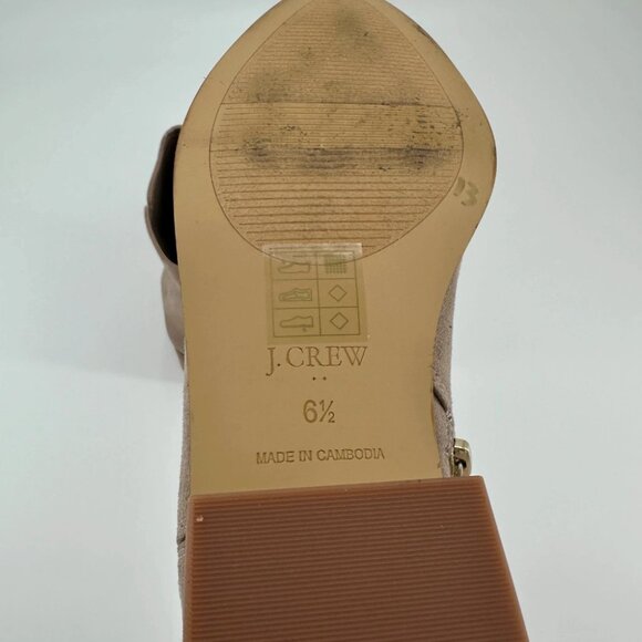 J. Crew Womens Factory Sueded Flat Ankle Boots Size 6.5 - Picture 6 of 10